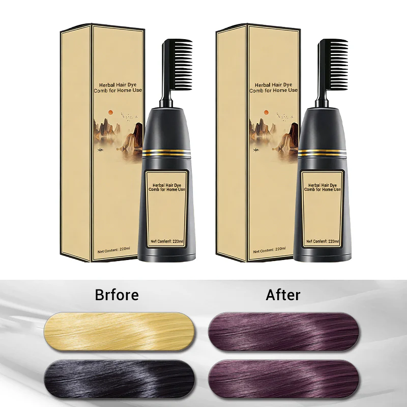 Herbal Hair Dye Comb for Home Use - Image 17