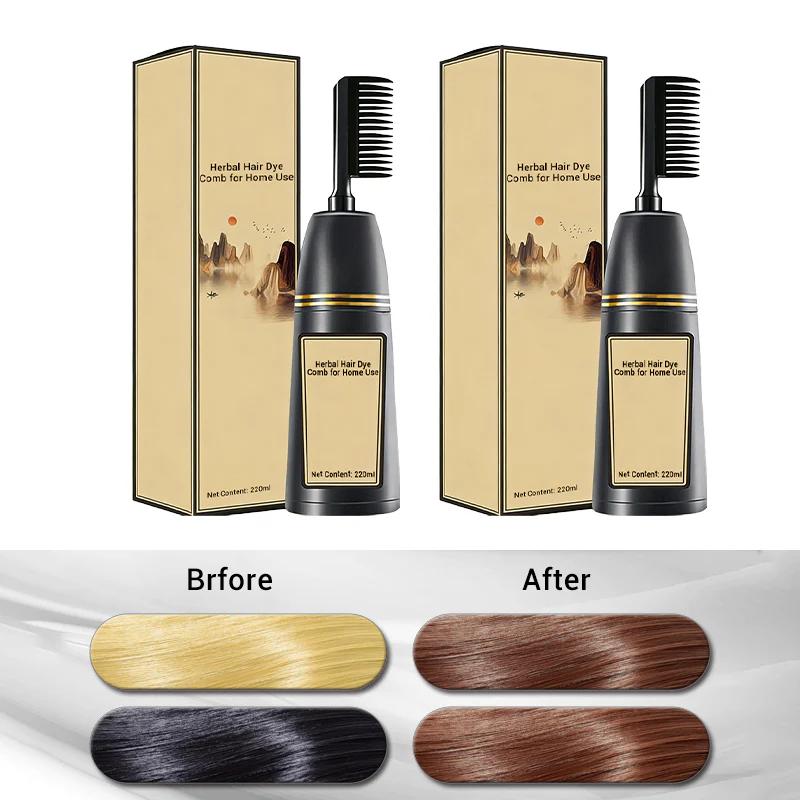 Herbal Hair Dye Comb for Home Use - Image 18