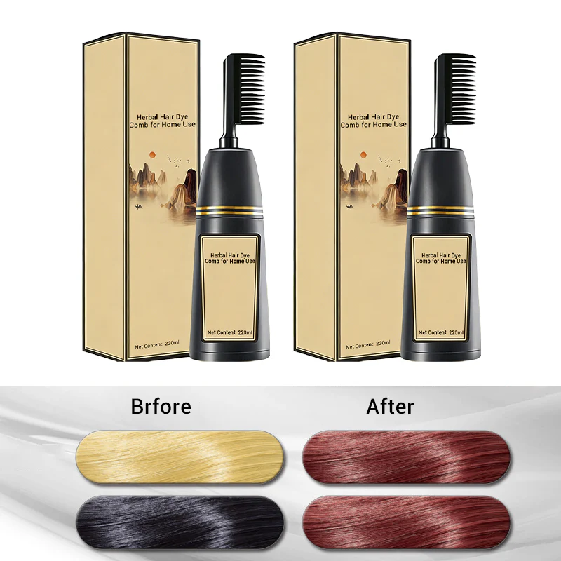 Herbal Hair Dye Comb for Home Use - Image 19