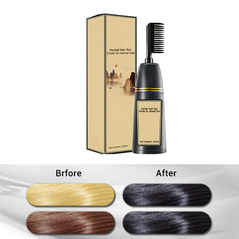 Herbal Hair Dye Comb for Home Use - Image 8