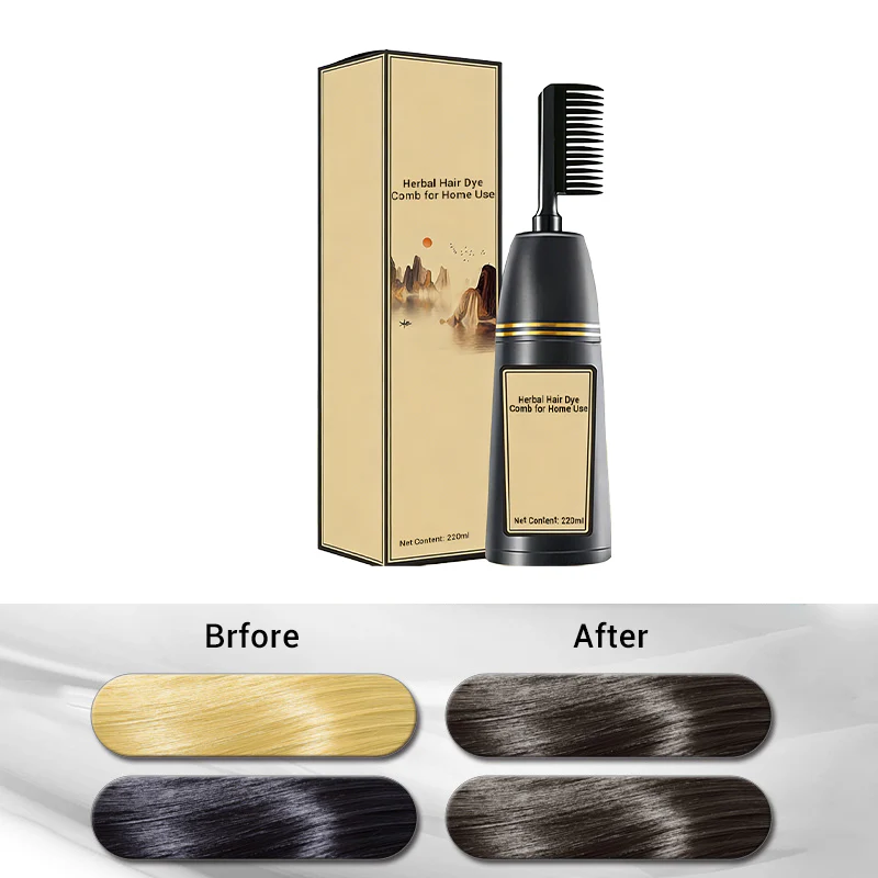 Herbal Hair Dye Comb for Home Use - Image 9