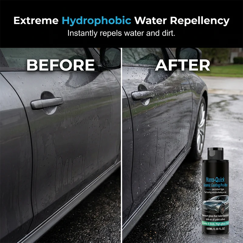 High-Gloss Hydrophobic Nano Ceramic Coating Spray - Image 2
