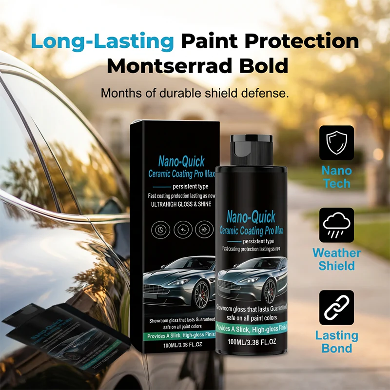 High-Gloss Hydrophobic Nano Ceramic Coating Spray - Image 3