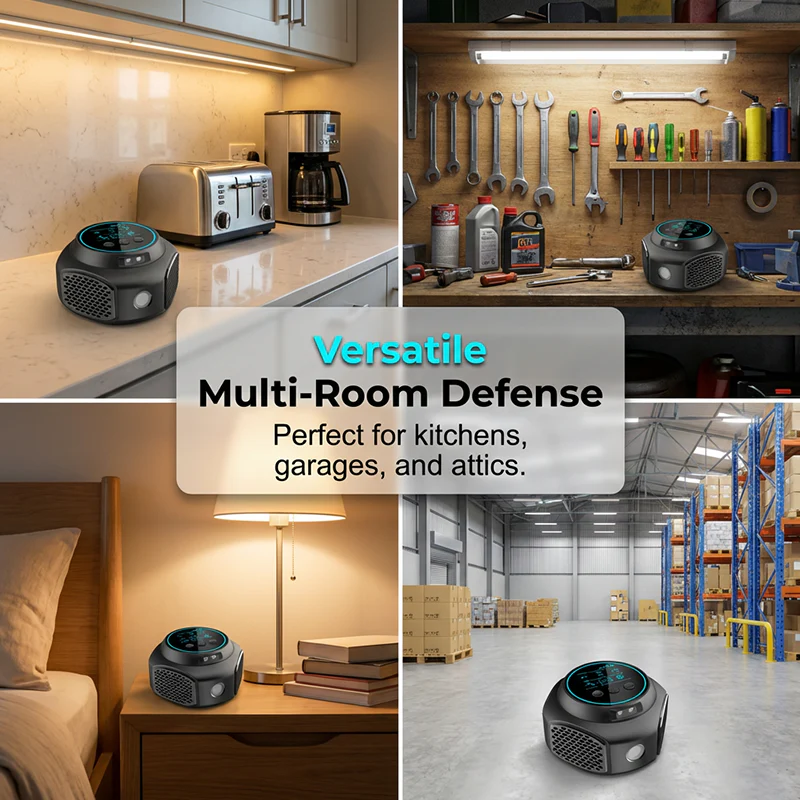 ⚡【High-Power Ultrasonic Pest Repeller】— Rats and cockroaches will leave on their own—no chemicals, no killing! 🚫🐭 - Image 9