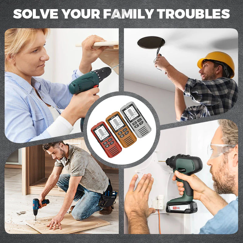 ⚡ Multifunctional Handheld Metal & Wall Detector – Finds Studs, Pipes & Wires, Easy-to-Read LCD 🔧 - Image 6