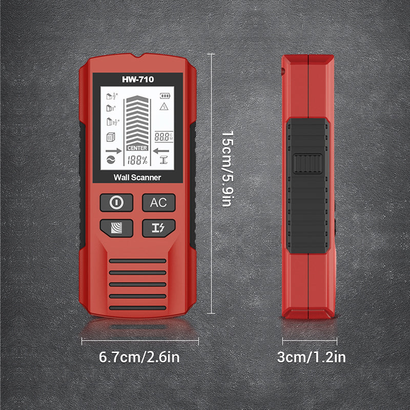 ⚡ Multifunctional Handheld Metal & Wall Detector – Finds Studs, Pipes & Wires, Easy-to-Read LCD 🔧 - Image 8