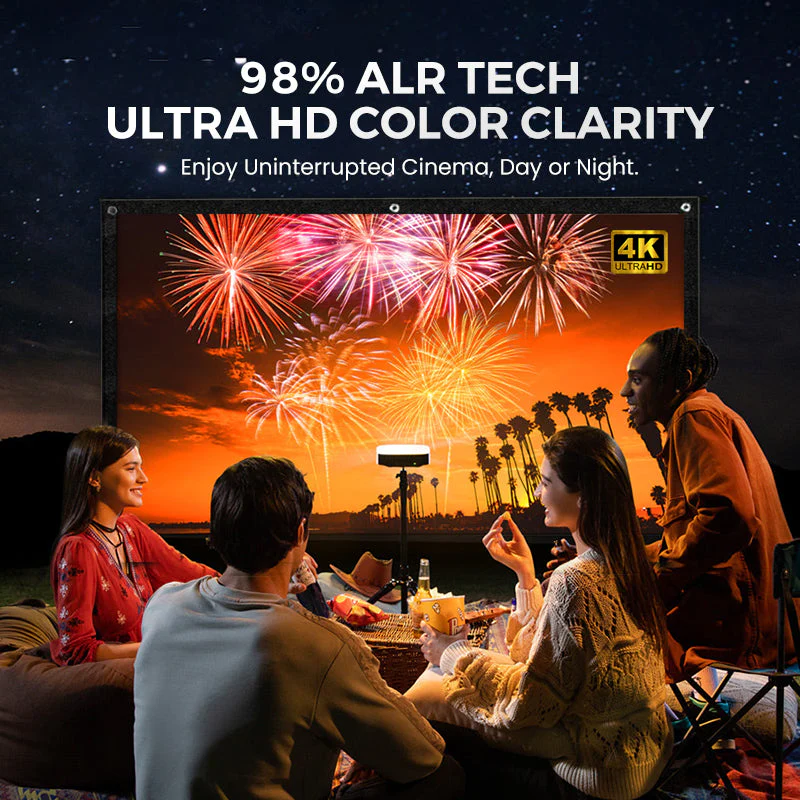 🥳2026 HOT SALE🥳💞50K+ SOLD!✨ High Definition Projection Screen - 120-inch Diagonal with Matte White Surface for Crystal Clear Home Cinema Experience 🎬🌟 - Image 2