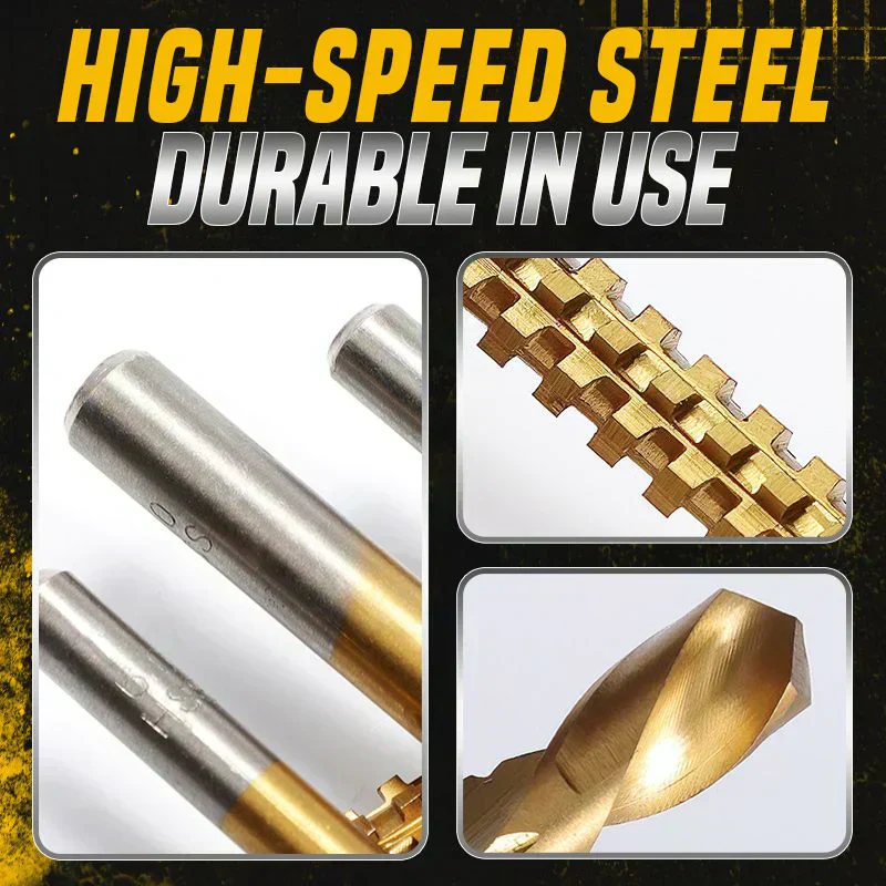 ⚙️ Twist Drill Bit Set – High-Speed Steel, Titanium-Coated & Multi-Material Ready 🧰 - Image 5