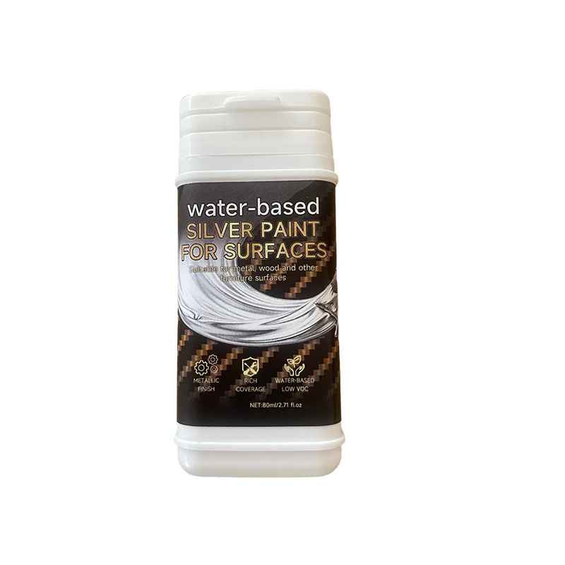 🎨✨ Water-based Silver Paint – Eco-friendly, quick-drying, with a shiny silver finish – Pay on delivery 🖌️✅ - Image 12