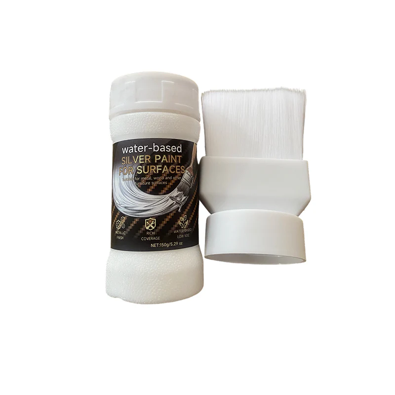 🎨✨ Water-based Silver Paint – Eco-friendly, quick-drying, with a shiny silver finish – Pay on delivery 🖌️✅ - Image 13