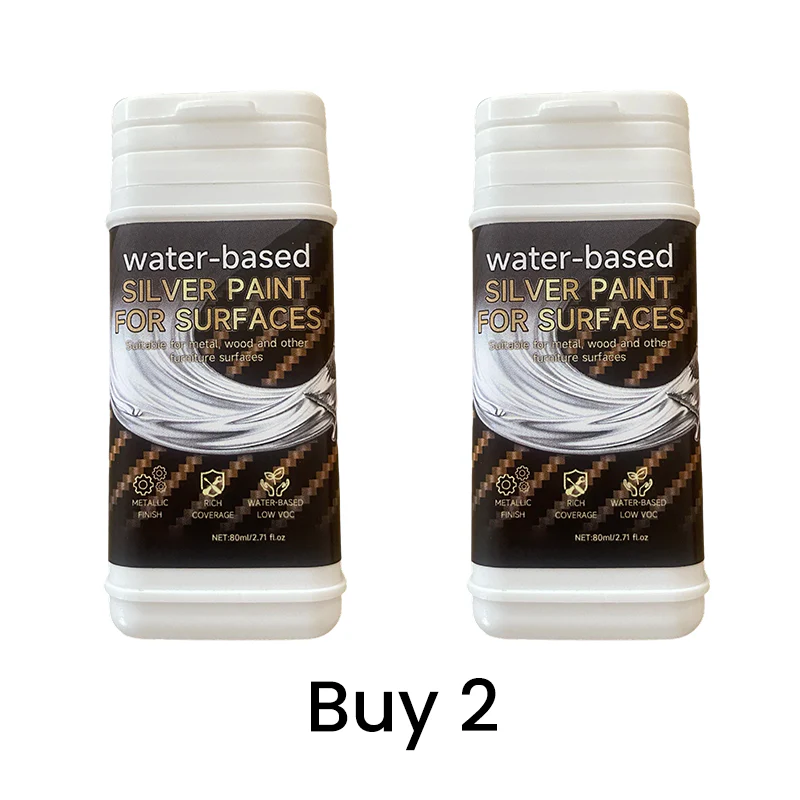 🎨✨ Water-based Silver Paint – Eco-friendly, quick-drying, with a shiny silver finish – Pay on delivery 🖌️✅ - Image 14