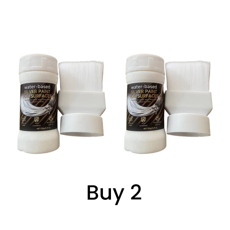 🎨✨ Water-based Silver Paint – Eco-friendly, quick-drying, with a shiny silver finish – Pay on delivery 🖌️✅ - Image 15