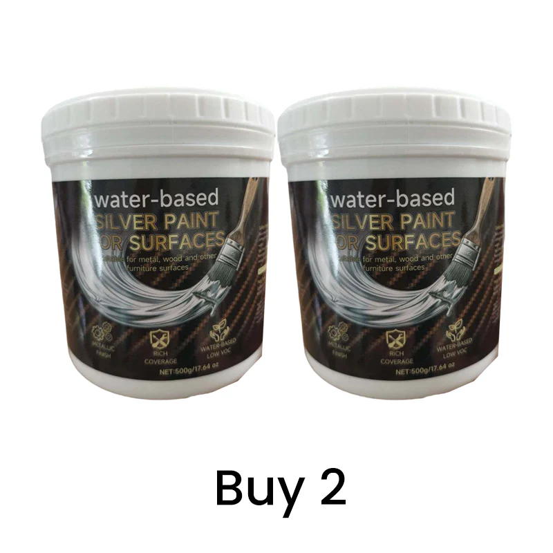 🎨✨ Water-based Silver Paint – Eco-friendly, quick-drying, with a shiny silver finish – Pay on delivery 🖌️✅ - Image 17