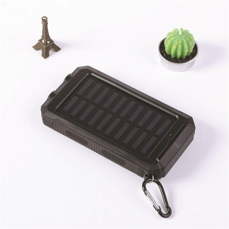 🔥10000mAh Portable Solar Power Bank, Solar Powered Charger with Dual LED Flashlights, Power Bank for Travel, Camping - Image 12