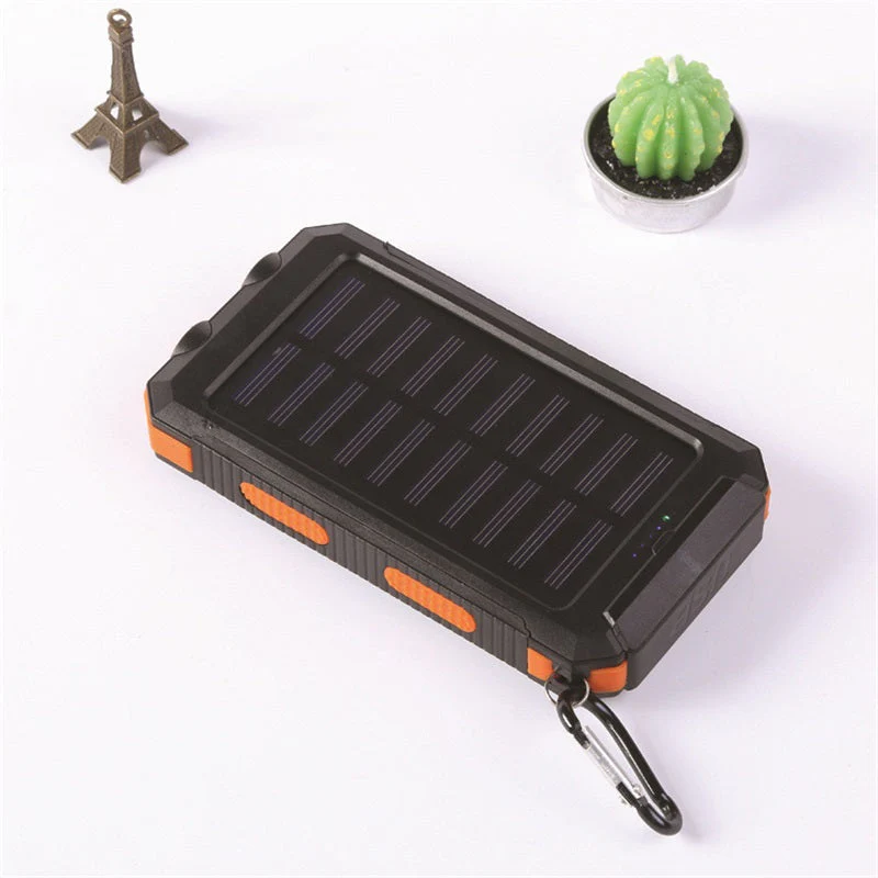 🔥10000mAh Portable Solar Power Bank, Solar Powered Charger with Dual LED Flashlights, Power Bank for Travel, Camping - Image 9