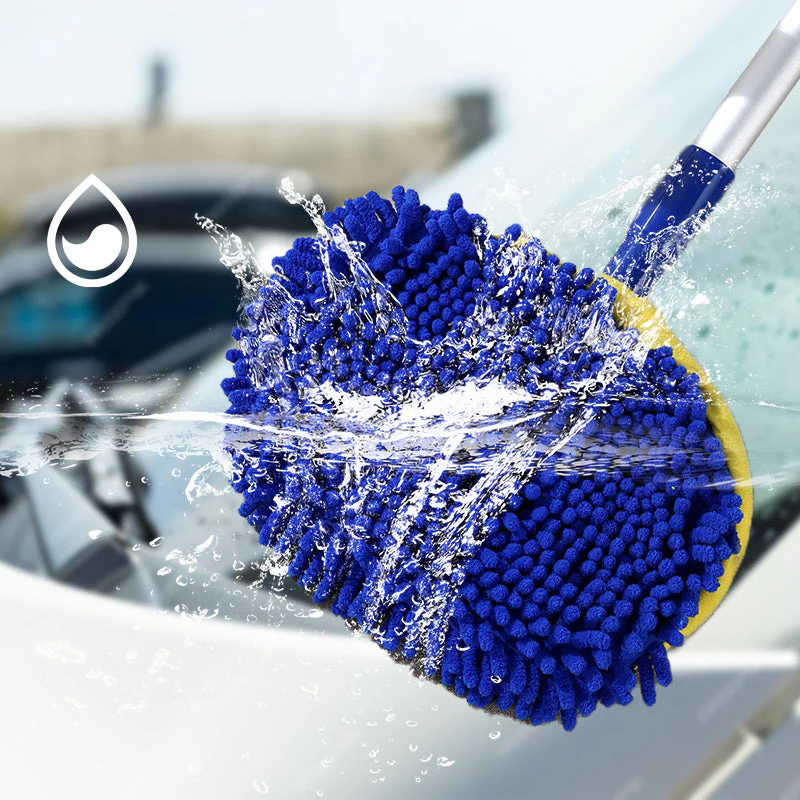 🔥Limited Time Promotion 50% OFF⏰Durable Aluminum Long Handle Telescopic Car Wash Mop – Soft Microfiber, Scratch-Free & Adjustable Length ✨ - Image 8