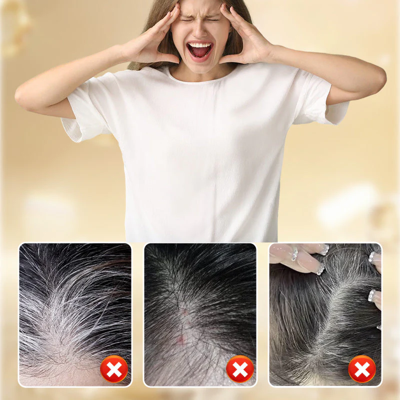 ⏳Time-Limited Special 50% OFF 2-in-1 Hair Coloring Pen with Built-In Comb, Natural Mild Pigment, Fast Temporary Hair Dye Stick for Gray Hair Coverage - Image 4