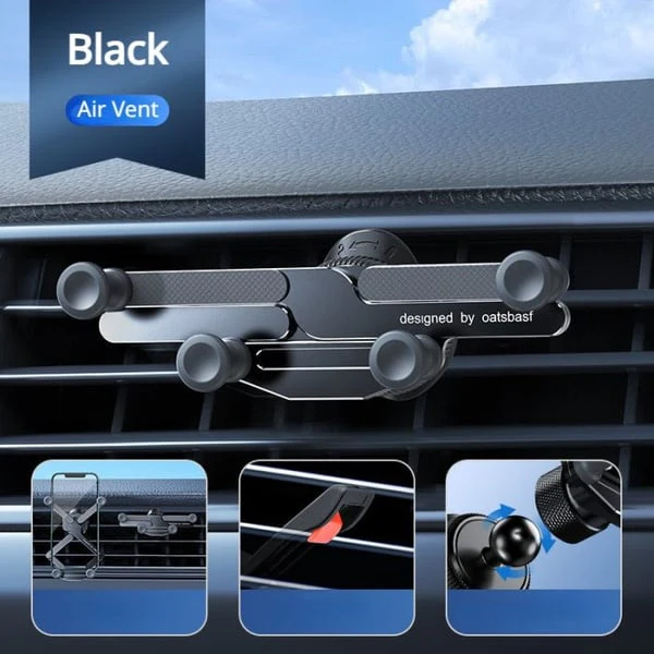 Invisible Rotatable Air Vent Mount Car Phone Holder - Image 7