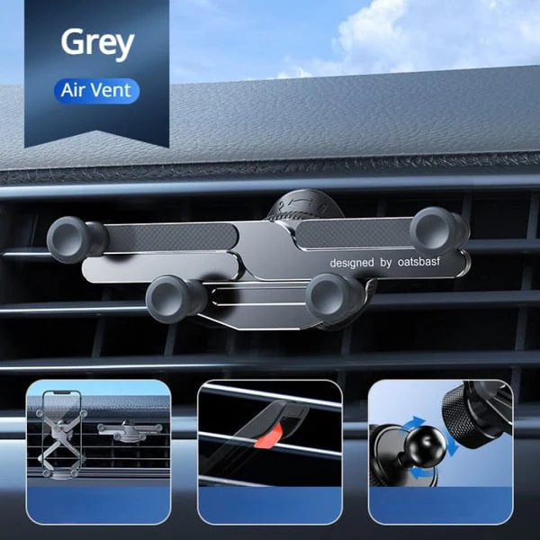 Invisible Rotatable Air Vent Mount Car Phone Holder - Image 8