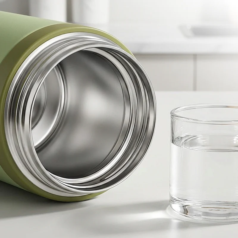🏆Flash Sale 57% OFF⚡5K+ SOLD! 💥Stainless Steel Vacuum Insulated Bottle with Lidded Cup - Image 8