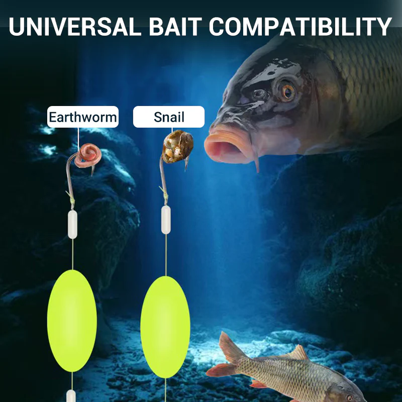 🎣⚡ Double-Hook Reverse Bottom Rig! Upgraded version boosts hook-up rate by 50% – say goodbye to snagging! 🎣 - Image 5
