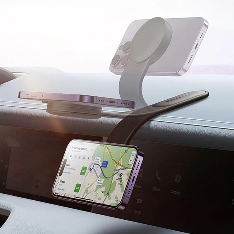 Magnetic suction car phone holder - Image 8
