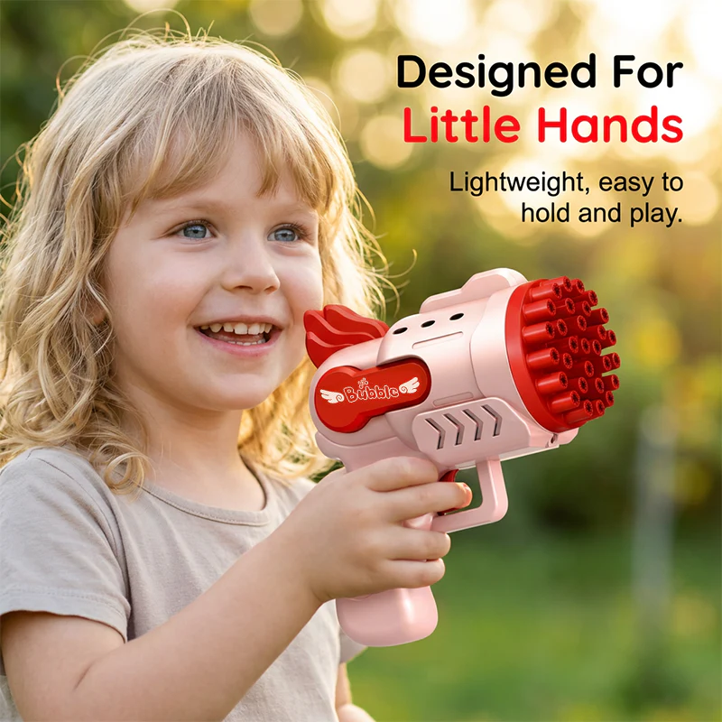 Automatic Bubble Gun with LED Lights - Image 4