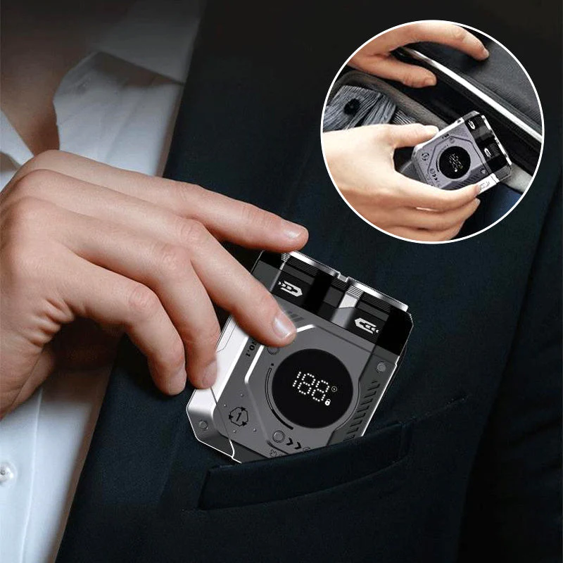 ⏰Limited-time offer 49% OFF🔥2025 New 💥 Men's Portable Dual-Blade Washable Shaver - Image 6