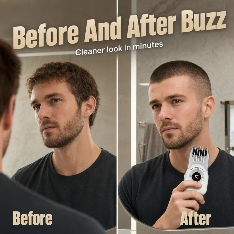 Men's Cordless Electric Hair Trimmer - Image 7