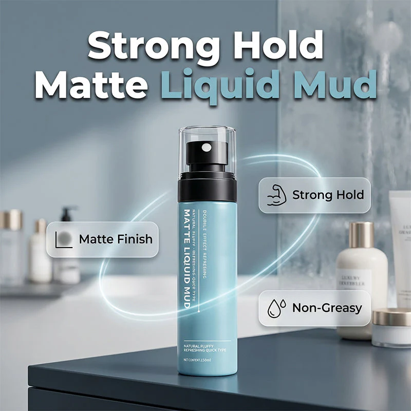 Men's Quick-Dry Matte Styling Mud Spray