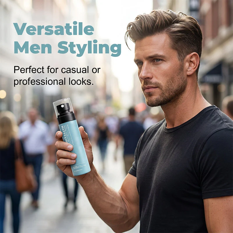 Men's Quick-Dry Matte Styling Mud Spray - Image 2