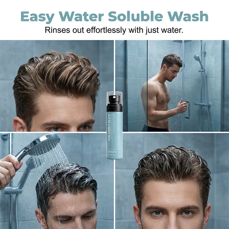 Men's Quick-Dry Matte Styling Mud Spray - Image 7