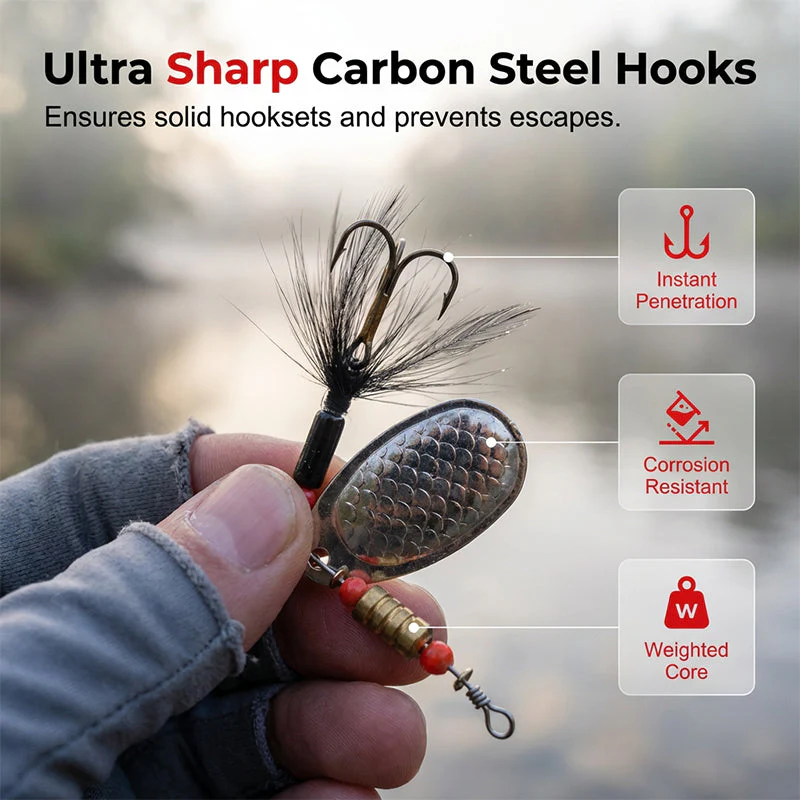 Metal Spinnerbait Fishing Lure - Image 5