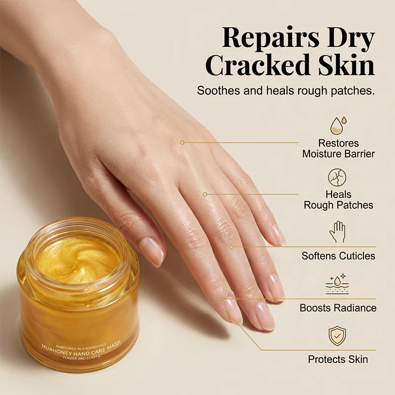 🔥 Trending Now: New Arrivals Up to 50% Off✨Moisturizing Nourishing Honey Hand Mask - Image 4