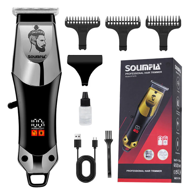 📢📢50%  OFF !! ⏰Men's Multi-function Electric Hair Clippers - Image 10