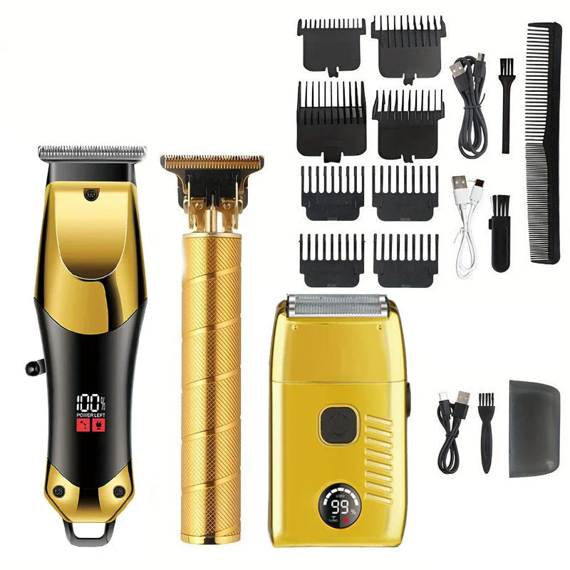 📢📢50%  OFF !! ⏰Men's Multi-function Electric Hair Clippers - Image 11