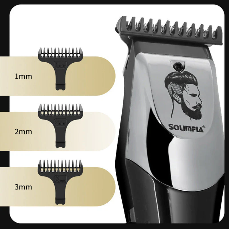 📢📢50%  OFF !! ⏰Men's Multi-function Electric Hair Clippers - Image 4