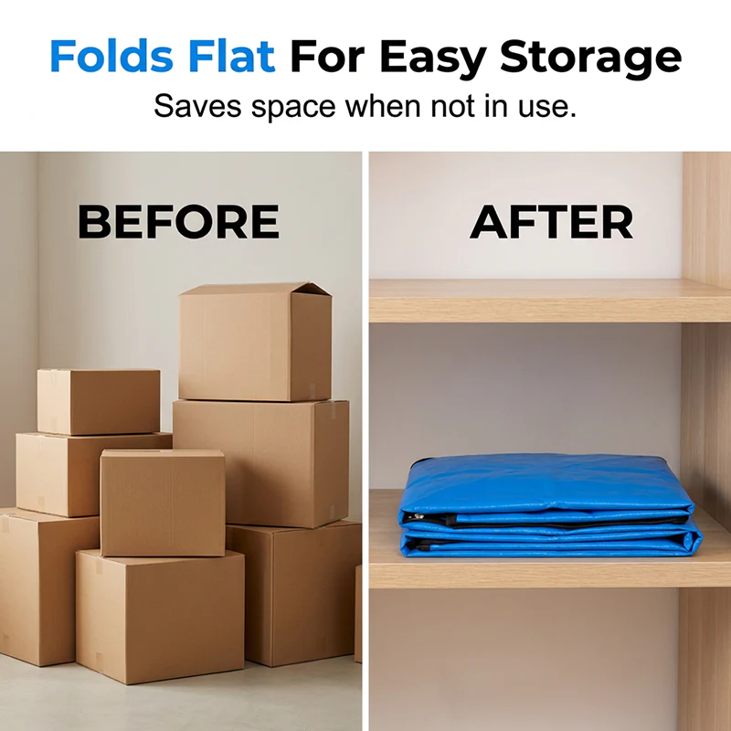 🧳 LIMITED-TIME 50% OFF! ✨ Collapsible Storage & Moving Bag – Extra Large, Heavy-Duty, Water-Resistant 📦 - Image 2