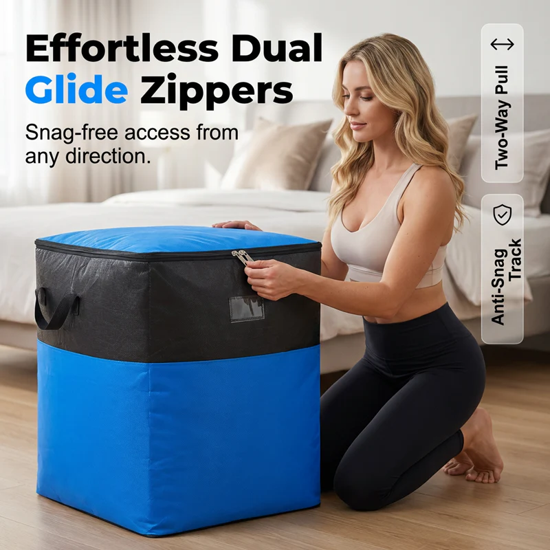 🧳 LIMITED-TIME 50% OFF! ✨ Collapsible Storage & Moving Bag – Extra Large, Heavy-Duty, Water-Resistant 📦 - Image 3