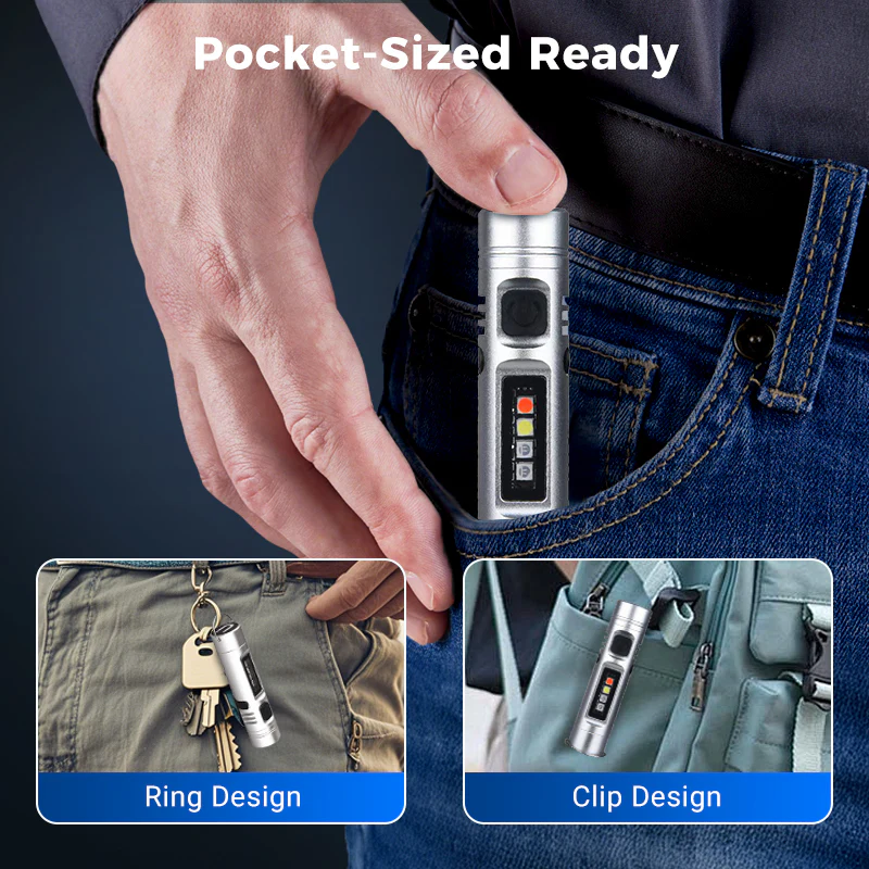 💥Multi-Functional Aluminum Alloy Mini Flashlight - Image 5