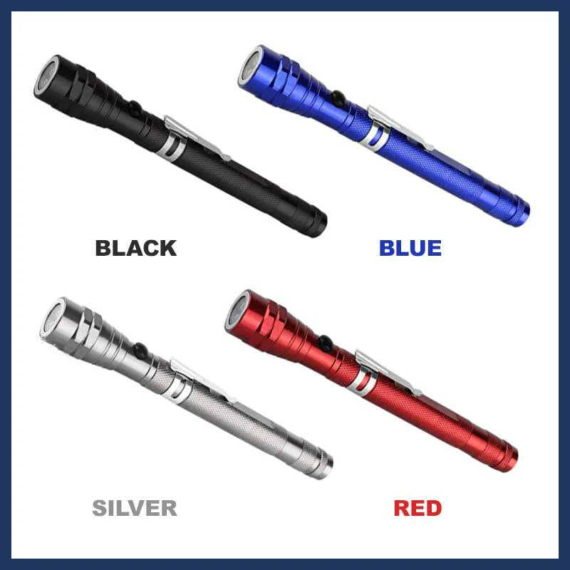 📢📢50% OFF !! ⏰🔦Multifunctional Magnetic Telescopic Flashlight – Extendable, 360° Gooseneck, Super Bright 🛠️ - Image 9