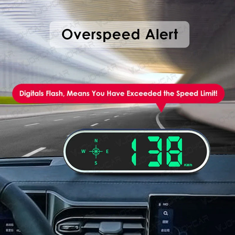 Multi-Function Digital Car Speed Display & Compass - Image 6