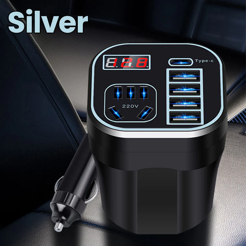 Multifunction Car Power Inverter QC Charger - Image 14