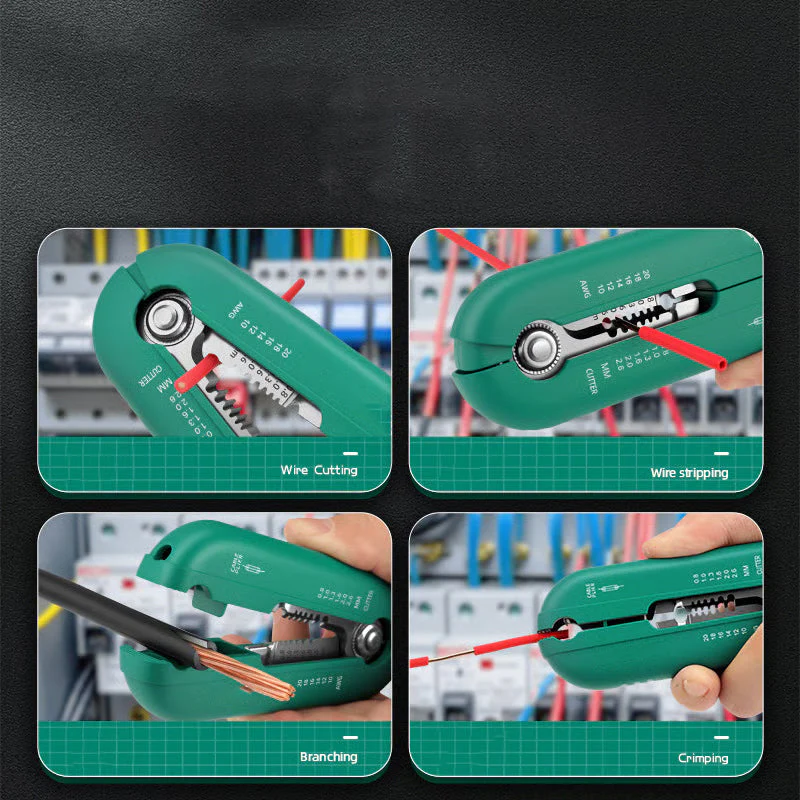 Multifunctional Wire Stripper & Cutter Tool - Image 2