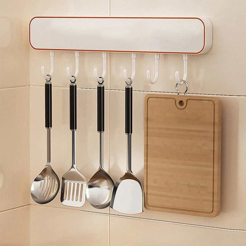 Multifunctional Wall-Mounted Knife Holder with Hooks - Image 2