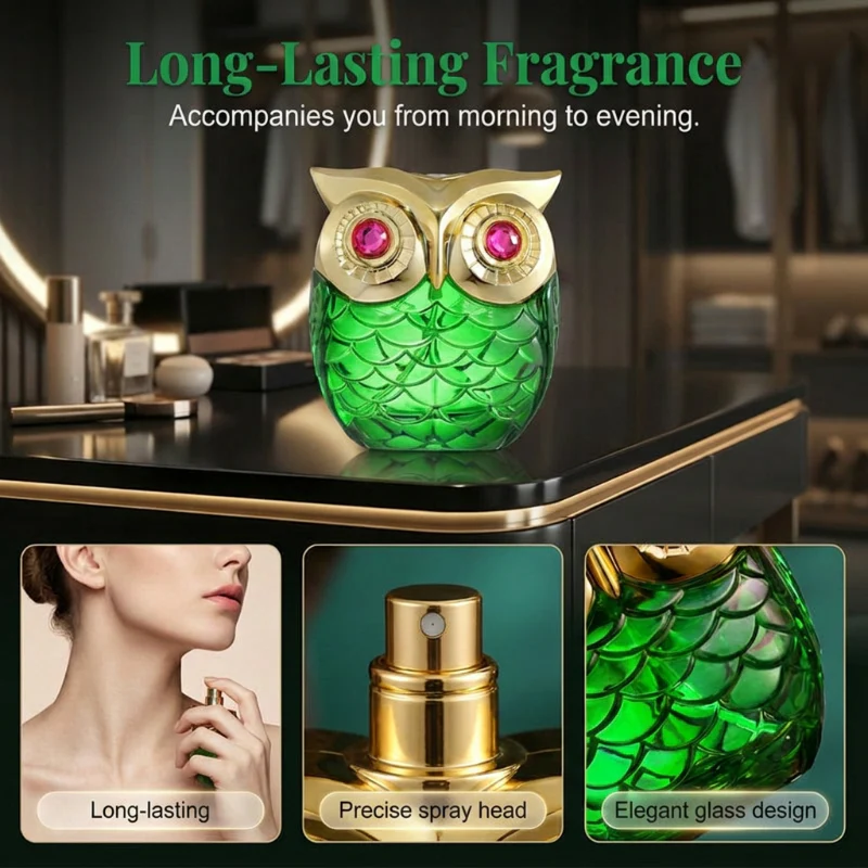 🎁Summer Hot Sale 50%!!🦉Mystical Eau de Parfum – Mysterious Scent, Elegant Owl Bottle, Long-Lasting💎 - Image 2