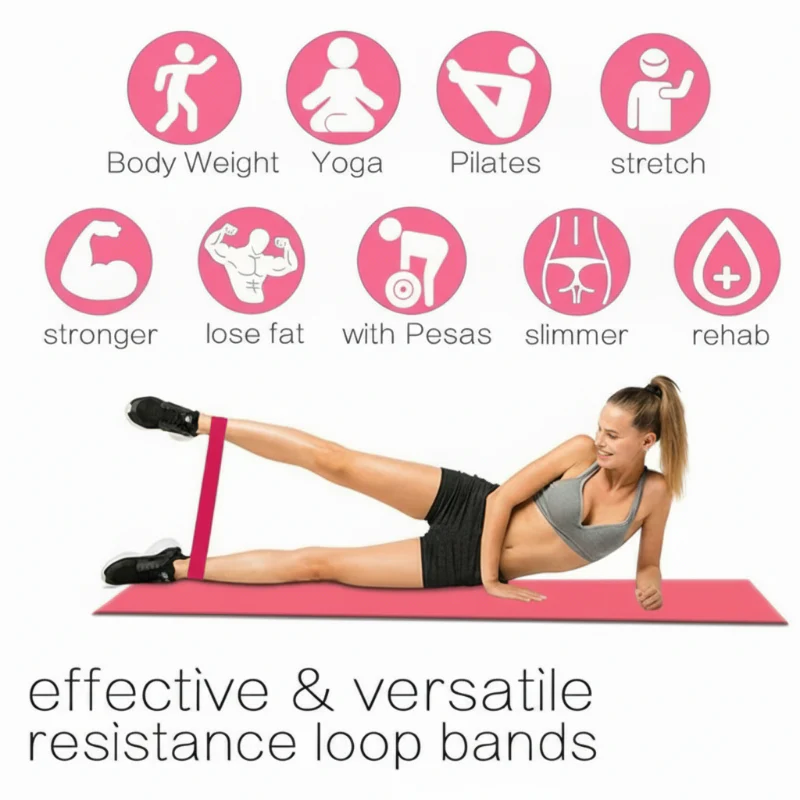 Natural Latex Resistance Loop Bands - Image 3