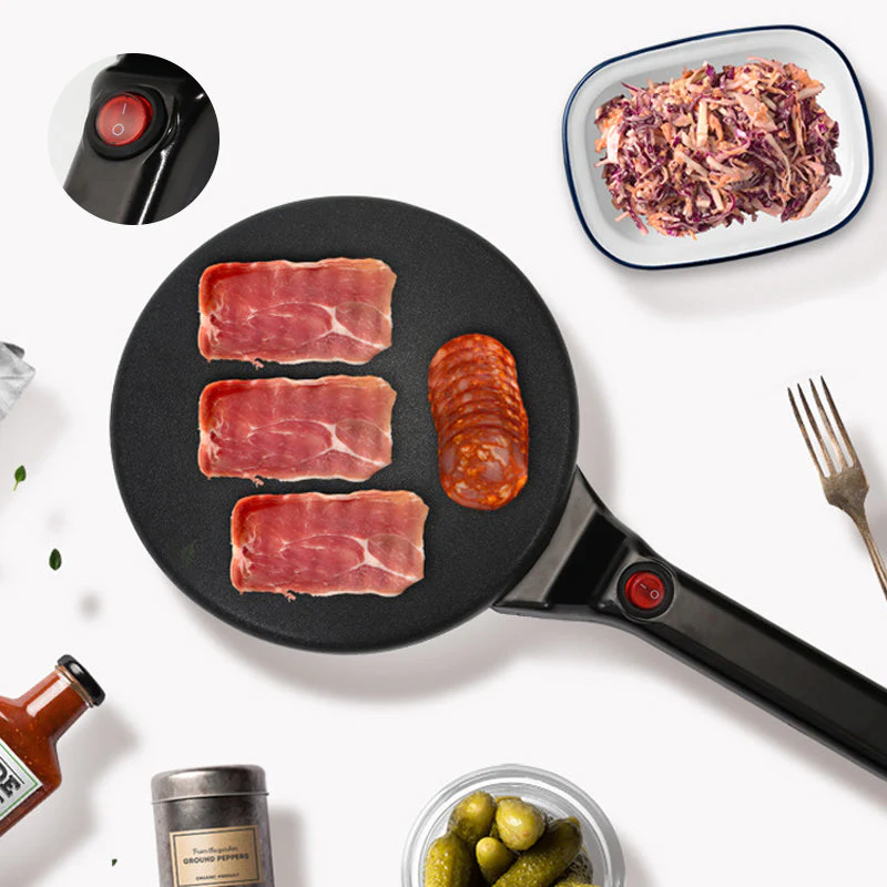 Non-Stick Electric Crepes Pan - Image 3