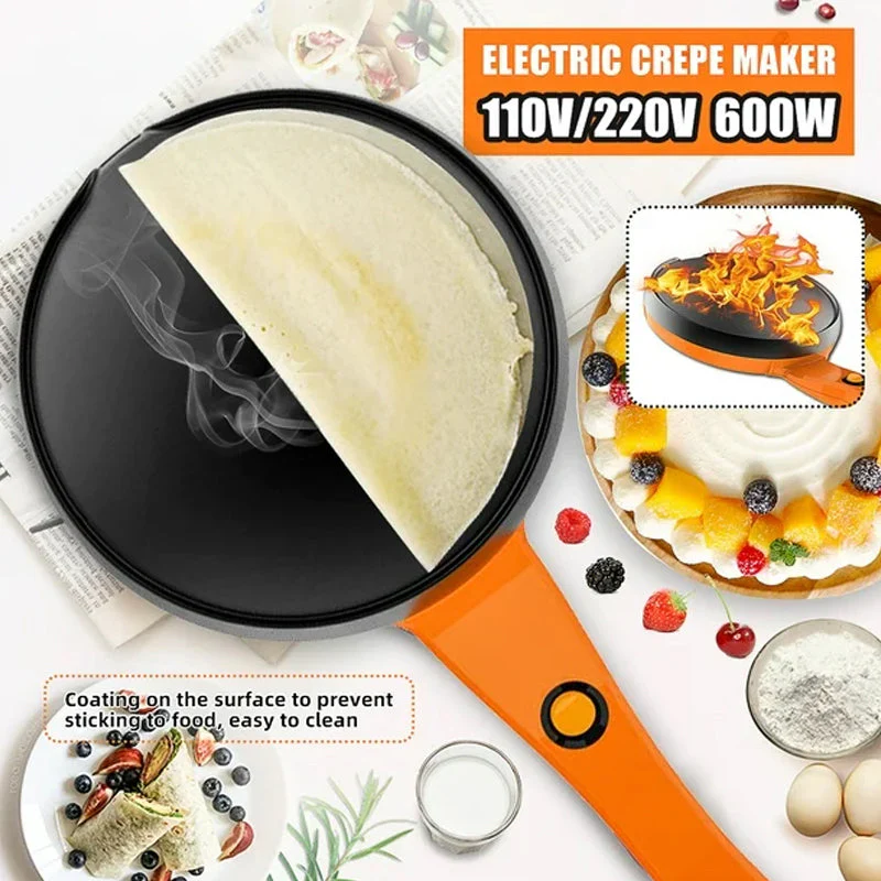 Non-Stick Electric Crepes Pan - Image 8