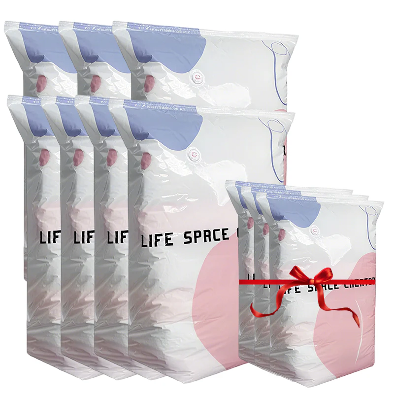 🧳💨 50% OFF! No‑Pump Vacuum Storage Bags – Press & seal, no pump needed. Saves 80% space, keeps clothes dry & dust‑free. Perfect for bulky bedding & off‑season gear. 🛏️🗄️ - Image 13
